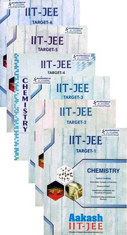 Aakash Classroom Notes for Chemistry IIT JEE  Pack of 6